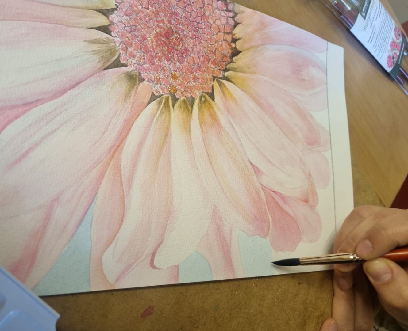 Acuarela creada por una alumna del taller de Josefina Fainé — obra 10